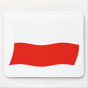 Alfombrilla de ratón con la bandera de Polonia