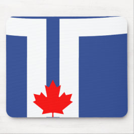Alfombrilla de ratón con la bandera de Toronto, Ca