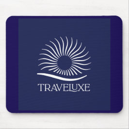 Alfombrilla de ratón con logotipo de Traveluxe