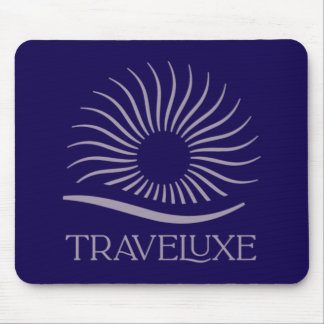 Alfombrilla de ratón con logotipo de Traveluxe