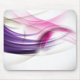 Alfombrilla de ratón con ondas rosa morado