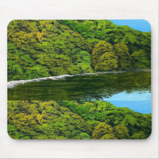 Alfombrilla de ratón con paisaje para sentir la na