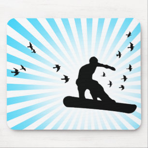 Alfombrilla De Ratón con pájaros.