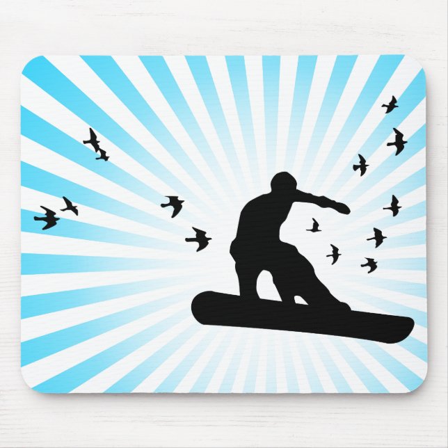 Alfombrilla De Ratón con pájaros. (Frente)