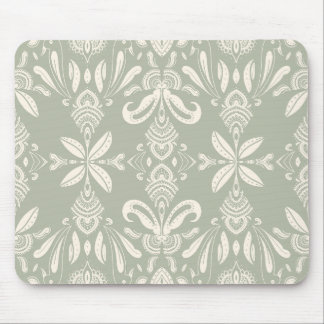 Alfombrilla de ratón con patrón floral minimalista