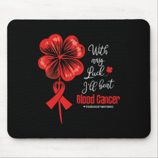 Alfombrilla De Ratón Con Suerte Venceré la Conciencia del Cáncer de San