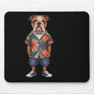 Alfombrilla De Ratón Con Un Hawaiano Y Cortos