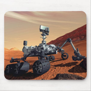 Alfombrilla De Ratón Concepto artístico del rover Curiosity de Marte de