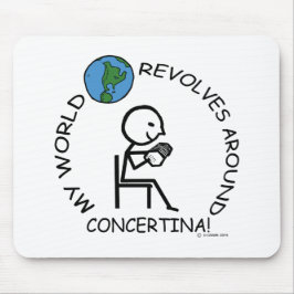 Alfombrilla De Ratón Concertina: El mundo se repite