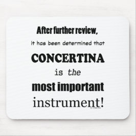 Alfombrilla De Ratón Concertina Instrumento más importante