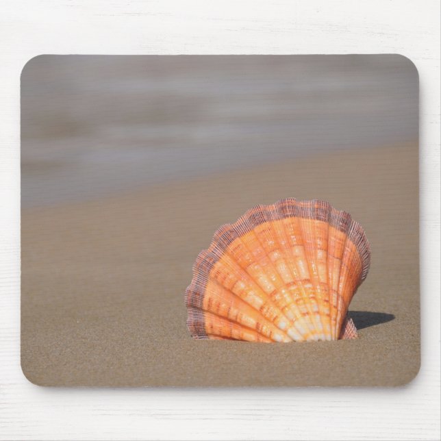 Alfombrilla De Ratón Concha de peregrino el Shell| Creta, Grecia (Frente)