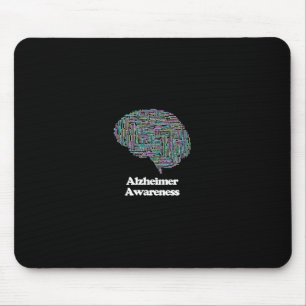 Alfombrilla De Ratón Conciencia Cerebro Demencia Nube de Palabras
