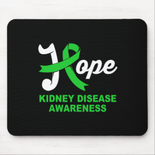 Alfombrilla De Ratón Conciencia de la enfermedad renal Hope Green