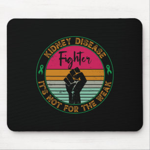 Alfombrilla De Ratón Conciencia de la enfermedad Retro Combatir a los g