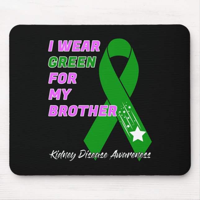 Alfombrilla De Ratón Conciencia de la enfermedad Transplante de diálisi (Frente)