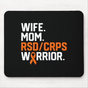 Alfombrilla De Ratón Conciencia de la esposa mamá RSD RPS para guerrero