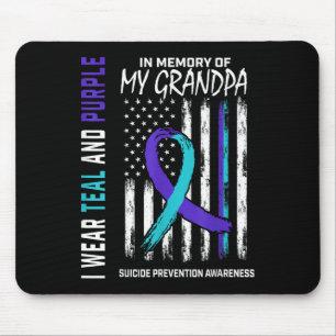Alfombrilla De Ratón Conciencia de Prevención del Suicidio Abuelo En Me