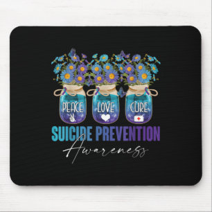 Alfombrilla De Ratón Conciencia de Prevención del Suicidio Sobrevivient
