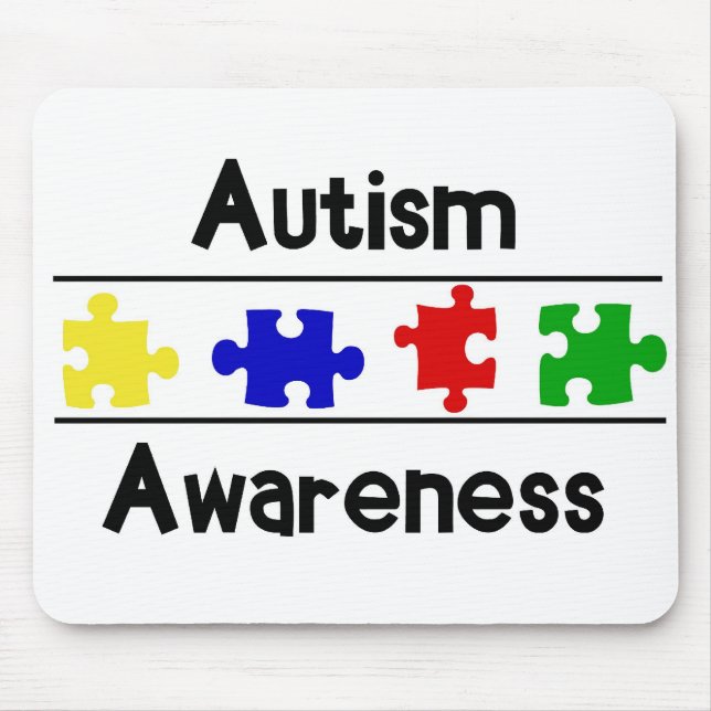 Alfombrilla De Ratón Conciencia del autismo (Frente)