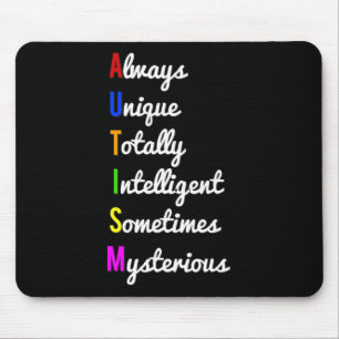 Alfombrilla De Ratón Conciencia del autismo siempre única