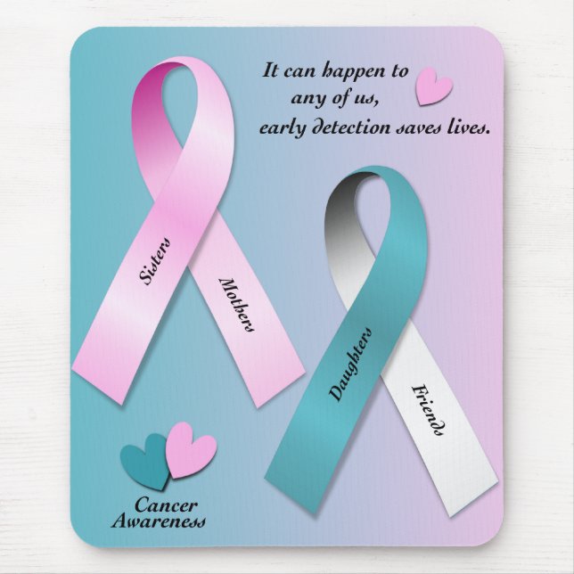 Alfombrilla De Ratón Conciencia del cáncer (Frente)