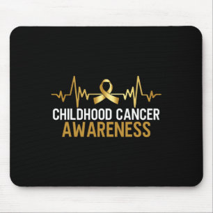 Alfombrilla De Ratón conciencia del cáncer infantil cáncer de septiembr