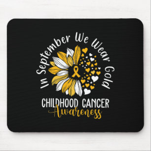 Alfombrilla De Ratón Conciencia del Cáncer Infantil S En Septiembre Nos