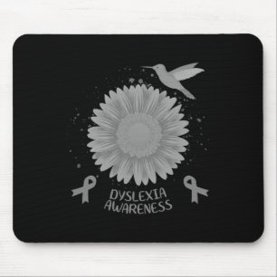 Alfombrilla De Ratón Conciencia El regalo del colibrí girasol