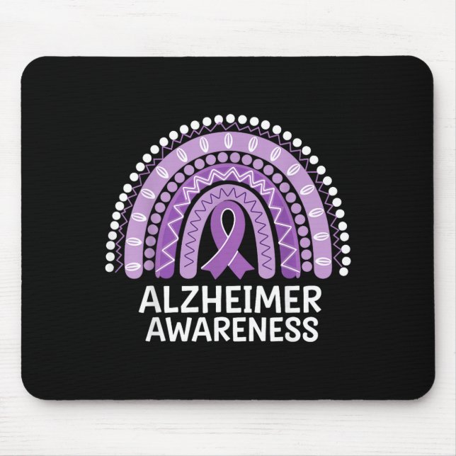 Alfombrilla De Ratón Conciencia sobre el Alzheimer (Frente)