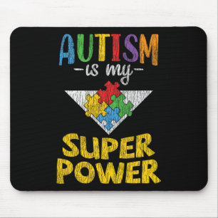 Alfombrilla De Ratón Conciencia sobre el autismo - ¿Es mi superpoder un