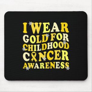 Alfombrilla De Ratón Conciencia Sobre El Cáncer Infantil En Septiembre,