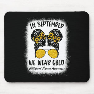 Alfombrilla De Ratón Conciencia Sobre El Cáncer Infantil En Septiembre 