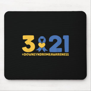 Alfombrilla De Ratón Conciencia sobre el síndrome de Down World 21 del