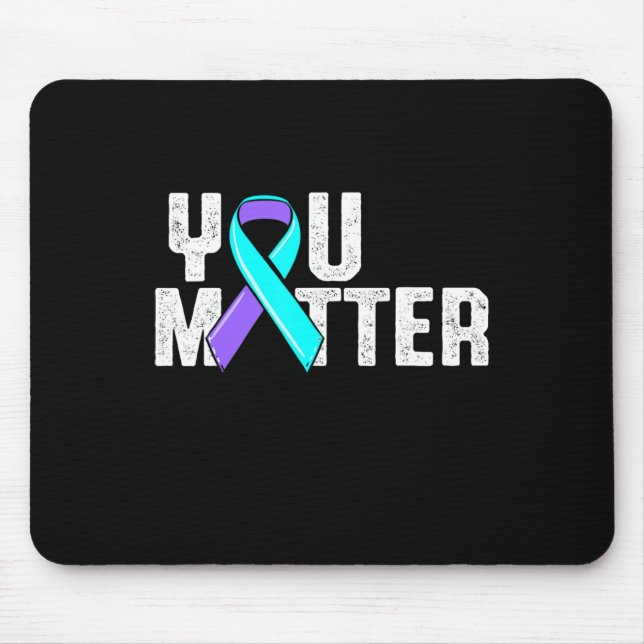 Alfombrilla De Ratón Conciencia sobre el suicidio (Frente)