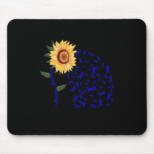 Alfombrilla De Ratón Conciencia sobre la alopecia Pérdida del pelo de l (Frente)