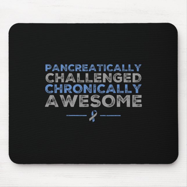 Alfombrilla De Ratón Conciencia sobre la diabetes divertida - T1d T2d P (Frente)