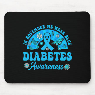 Alfombrilla De Ratón Conciencia Sobre La Diabetes En Noviembre Usamos B
