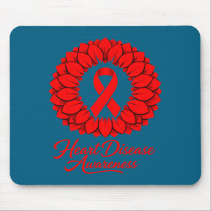 Alfombrilla De Ratón Conciencia sobre la enfermedad cardíaca