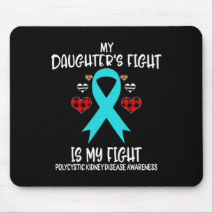 Alfombrilla De Ratón Conciencia sobre la enfermedad renal Mi hija lucha