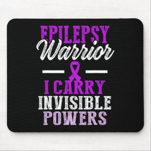 Alfombrilla De Ratón Conciencia sobre la epilepsia Guerrero epiléptico