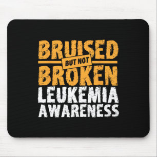 Alfombrilla De Ratón Conciencia sobre la leucemia aguda pero no rota