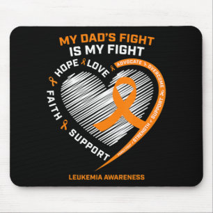 Alfombrilla De Ratón Conciencia sobre la leucemia Papi Hombres Mujeres 