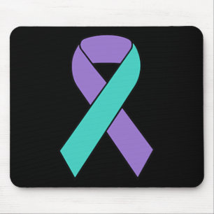 Alfombrilla De Ratón Conciencia sobre la prevención del suicidio Cinta 