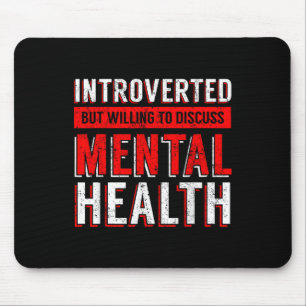 Alfombrilla De Ratón Conciencia sobre la Salud Mental Depresión