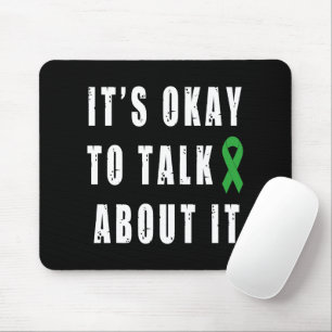 Alfombrilla De Ratón Conciencia sobre la salud mental Está bien hablar 