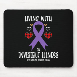 Alfombrilla De Ratón Conciencia Sobre La Sobredosificación Viviendo Con