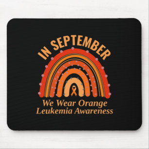 Alfombrilla De Ratón Conciencia Sobre Leucemia En Septiembre Usamos Nar