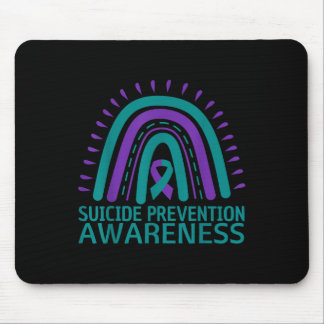 Alfombrilla De Ratón Conciencia sobre Prevención del Suicidio Arcoíris