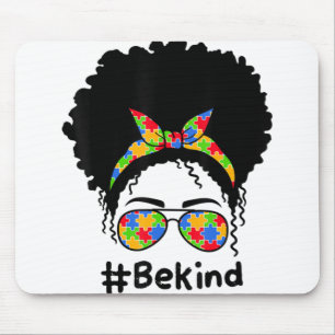 Alfombrilla De Ratón Concienciación sobre autismo de la camiseta de Be 