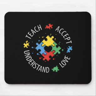 Alfombrilla De Ratón Concienciación sobre autismo Enseñanza de profesor